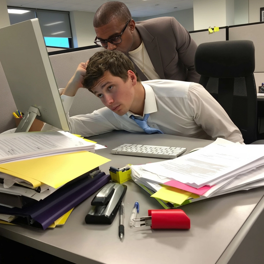 Person in your image kissed in a surreal, meme-style moment