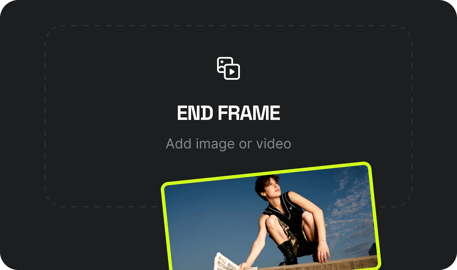 Choose transition effect: Upload your second video or image file you want the transition to final with.