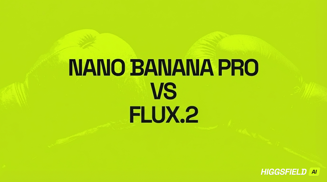 Flux.2 vs Nano Banana Pro: Side-by-side Comparison
